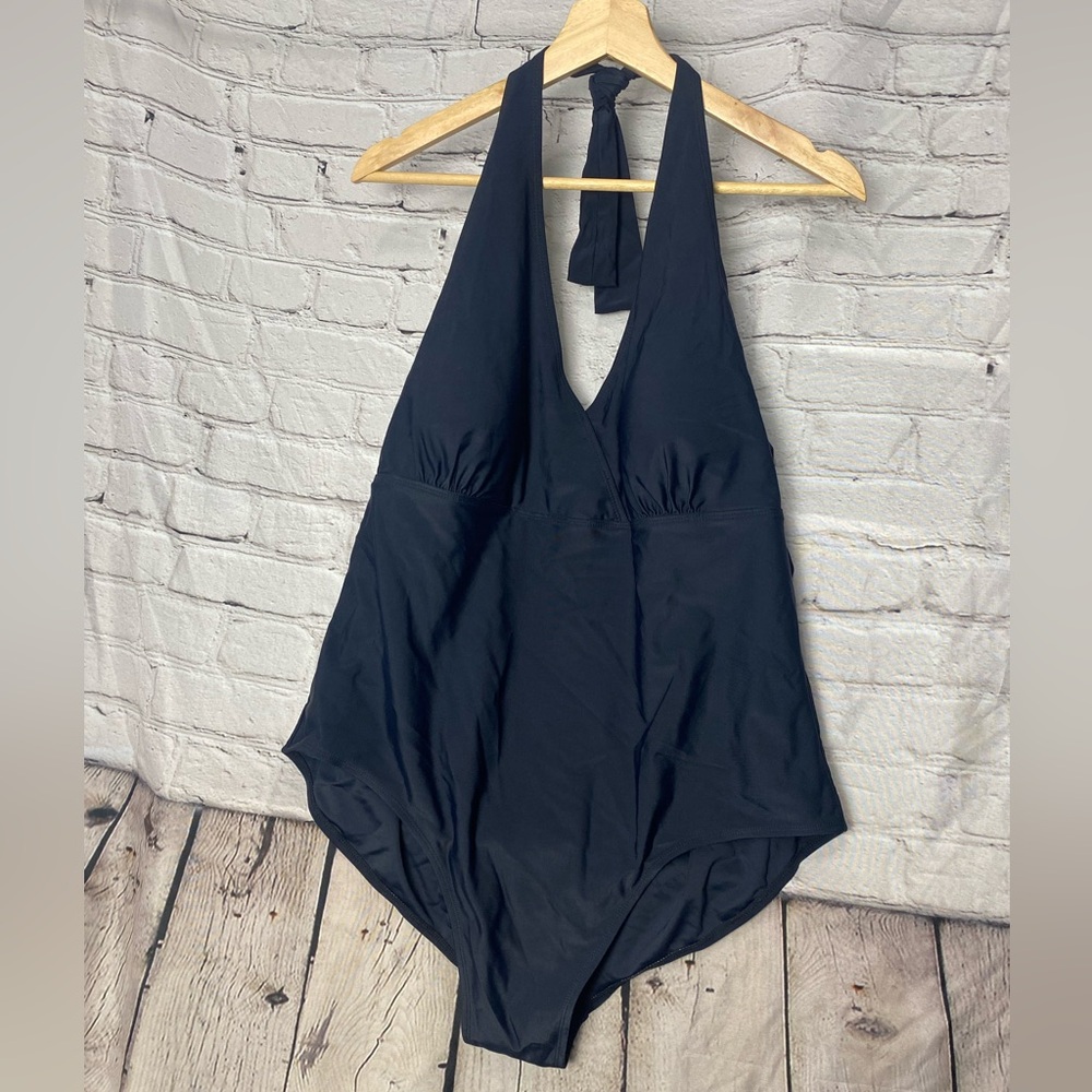 One piece Black Swimsuit, size 24